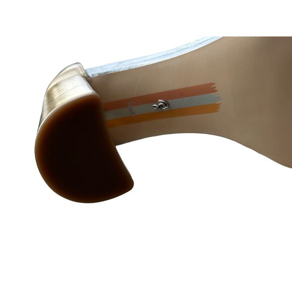 Sam Edelman Gold and Silver Heels - Picture 9 of 11